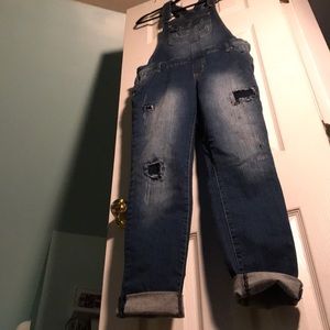 Darkwash Overalls